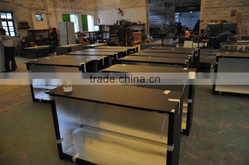 Two Glass Doors Black Bar Fridge/refrigerator(CE approval)