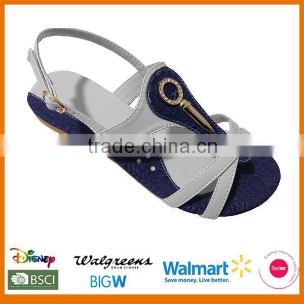 Latest design flat ladies sandal