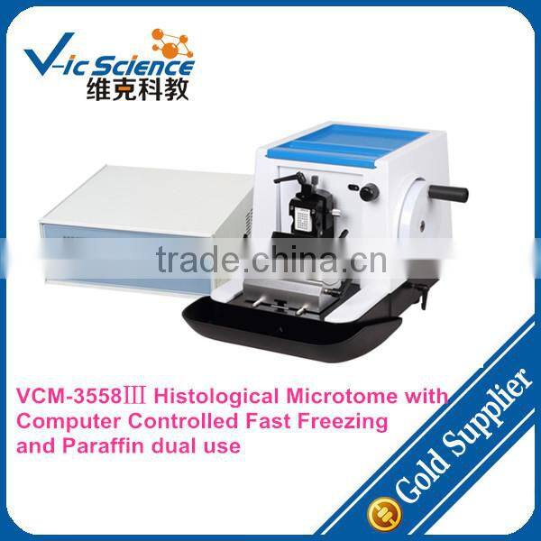 VCM-3558 III Histological Microtome with Computer Controlled Fast Freezing and Paraffin dual use