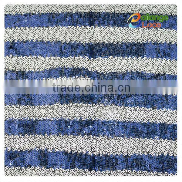 2016 unique fashion design high quality mesh sequin shoe fabric