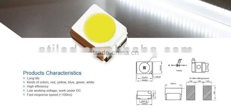white SMD LED 3528 warm white, cool white