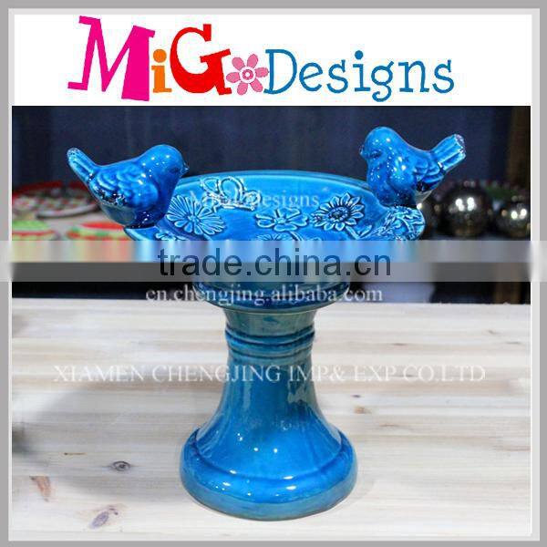 Flower Design Candle Holder Wholesale Handmade Ceramic