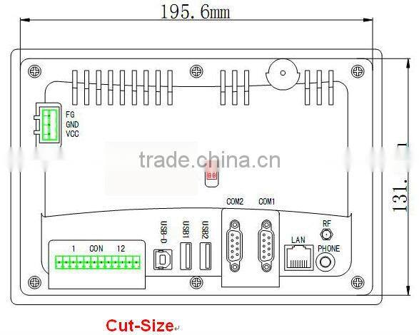 Mini LED Screen 5.6'' Industial One Board Computer