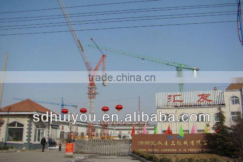 8t load jib Luffing Tower Crane for tensity building construction