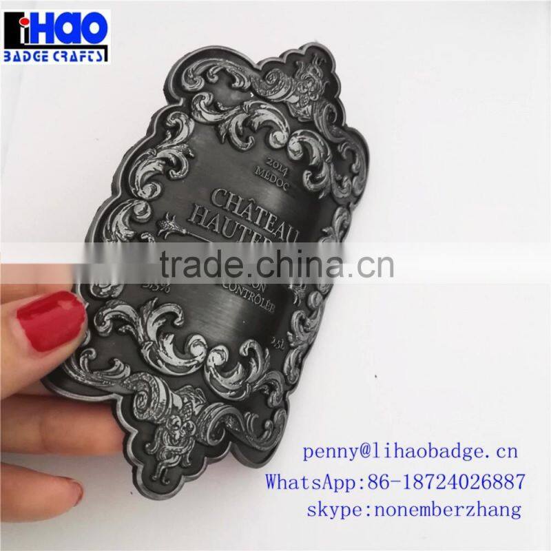 China supplier of bottle neck hang tag,custom made bottle tag