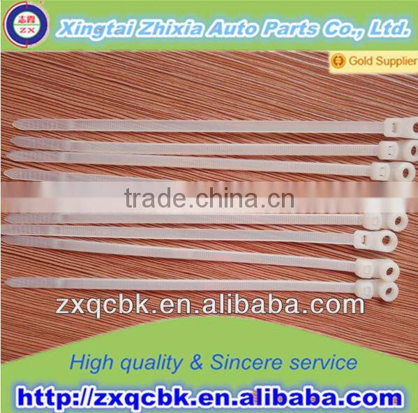 Mark nylon cable ties /PA66 plastic seal/PE plastic cable tie of high performance