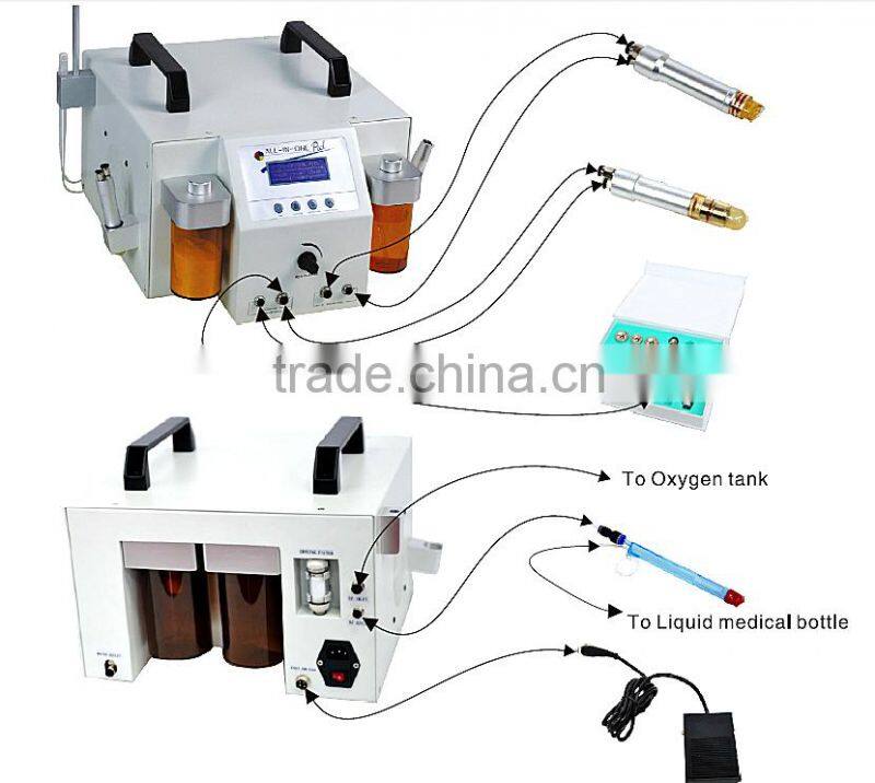 AYJ-G028C(CE) Crystal tip!! Skin scrubber/exfoliator /skin lifting/water peel microderbrasion and peel machine