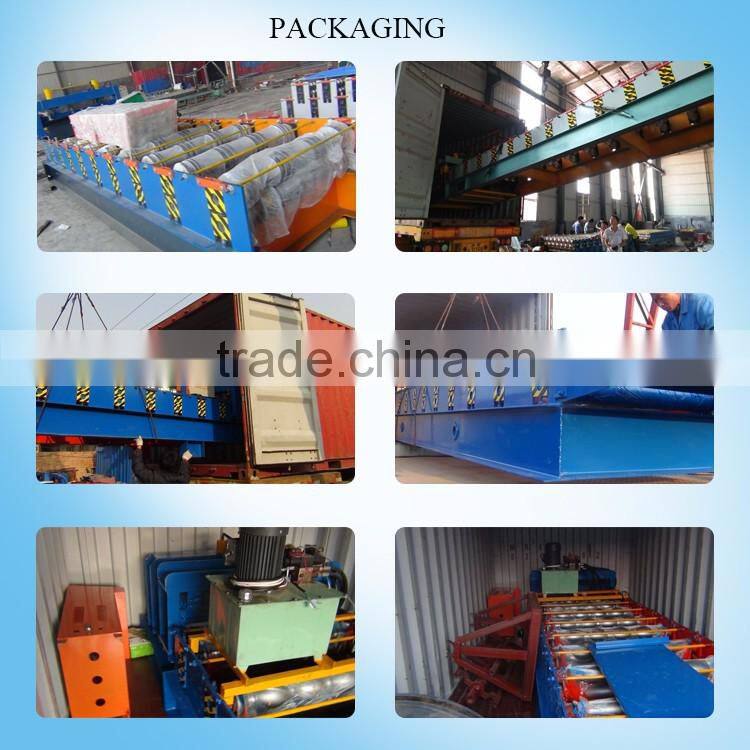 automtaic high quality floor decks forming machine with autostacker/tile making floor machinery
