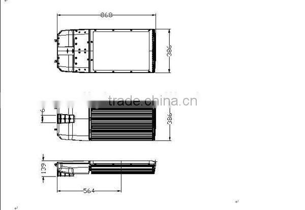 Aluminum Profile For LED Street Light Housing