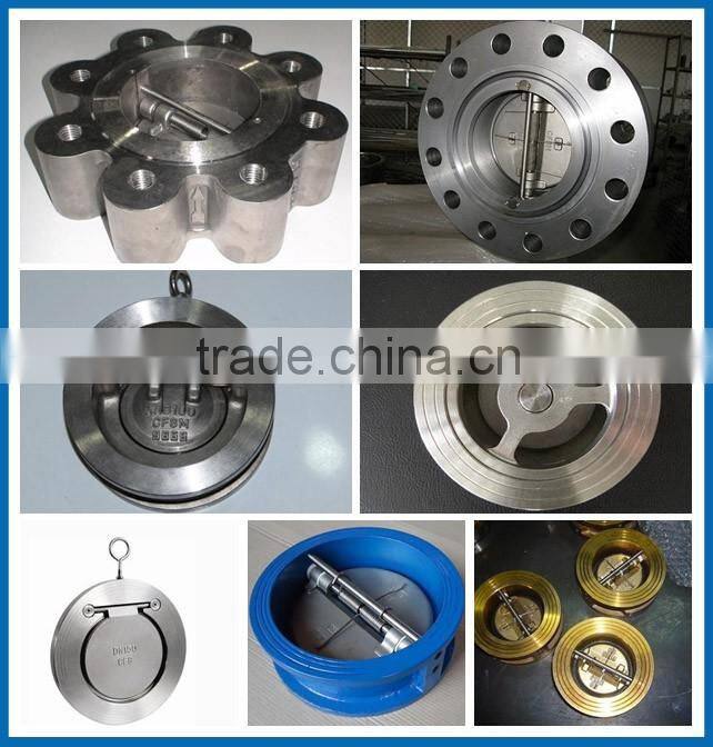 stainless steel cf8m water line wafer check valve