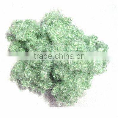 Recycled Hollow Polyester Staple Fiber GREEN