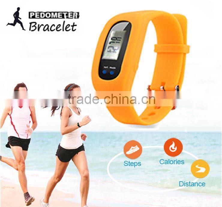2015 new arrival fashion style geneva pedometer watch for kids