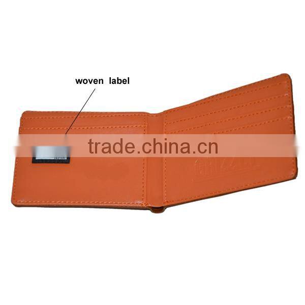 2014 best men's fashion PU leather wallet