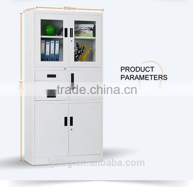 Steel KD Furniture Metal Combination Cupboard with Drawers