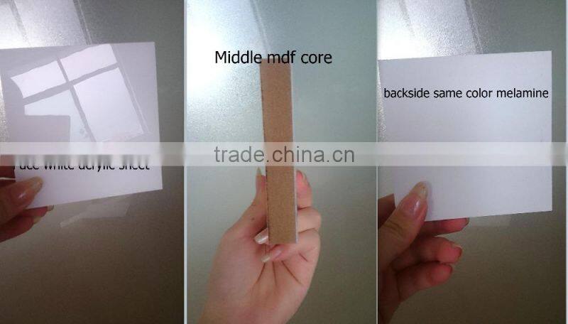 Pattern design high glossy acrylic mdf board