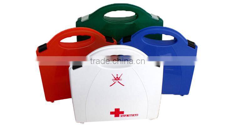 Easy to recognize snap closure first aid kit waterproof box with label