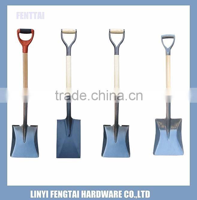 Agriculture Use Shovel with Short Wooden Handle