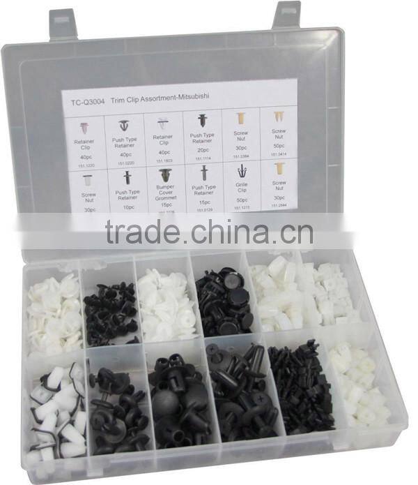 TC BV Certification 340pc Hardware Assorted Auto Trim Fasteners