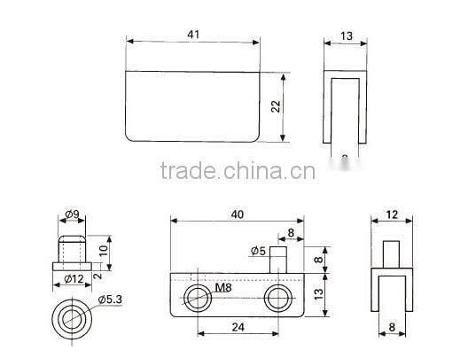 Stainless Steel Glass Door Hinge, Glass Shower Door Pivot Hinge
