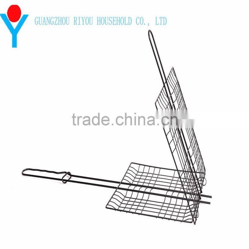 Manufacturer supplier bbq accessories non-stick basket broiler