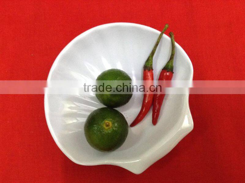 Malaysia Made Melamine Shell Shape Sauce Plate