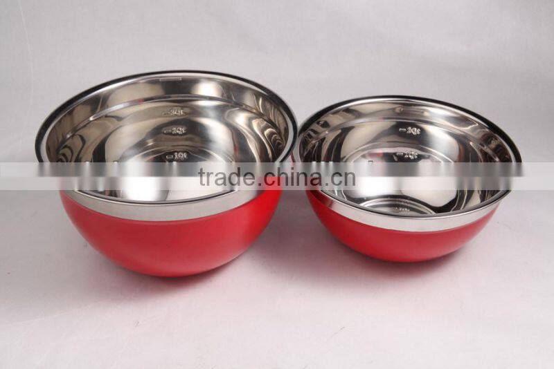 High quality large stainless steel soup bowl