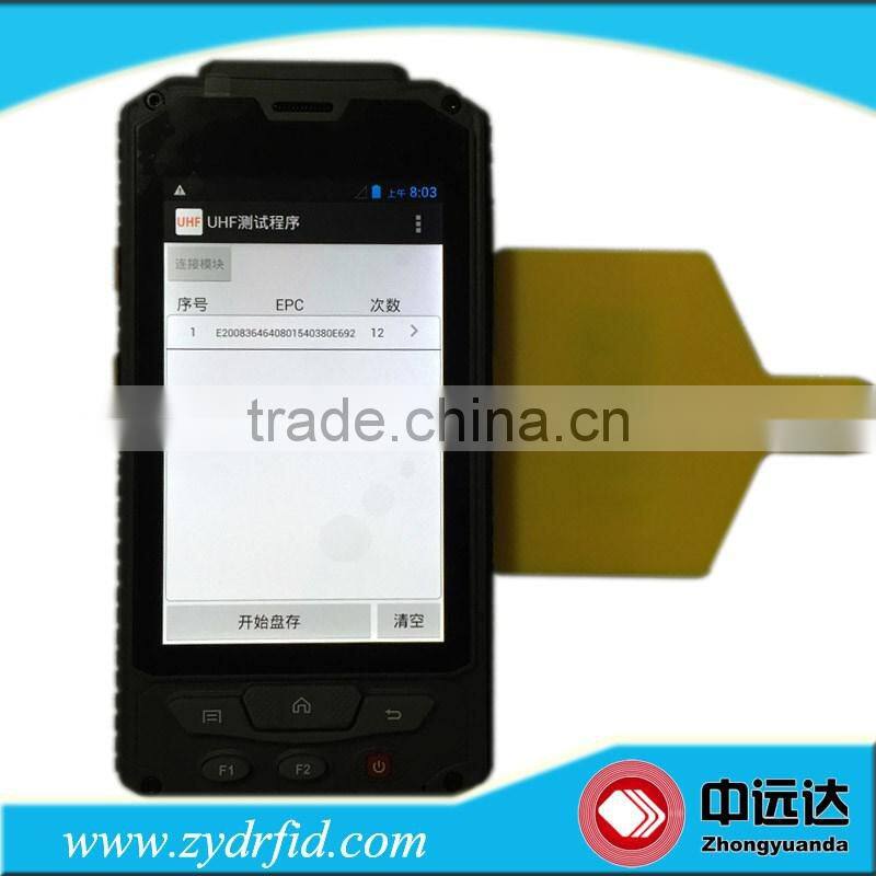 UHF handheld RFID reader Android 4.0 WIFI GPRS Bluetooth for inventory tracking