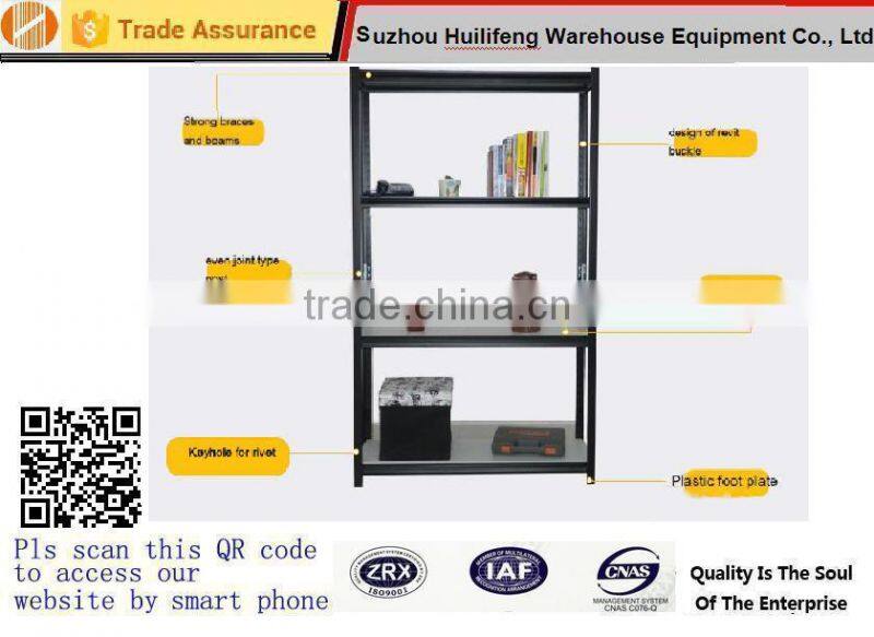 Light Duty Boltless Steel Shelving With 5 Tier And Hidden Keyhole / Rivet Rack