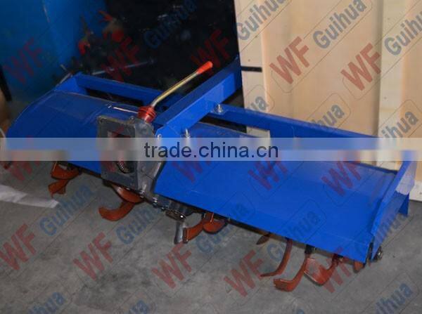 Rotary tiller for 2 Wheel Drive mini tractor