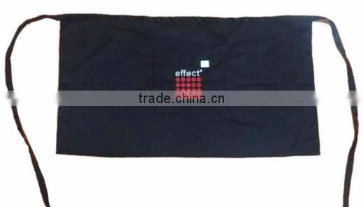 2017 hot selling high quality 100% twill cotton half waist apron