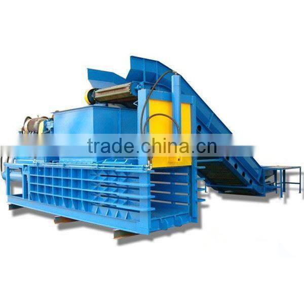 Resource-saving baling machine for waste paper and cartons with high performance