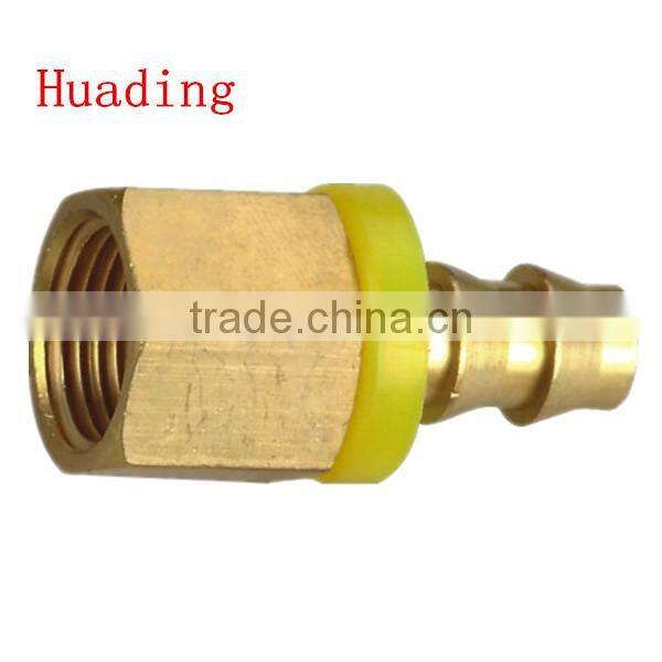 brass straight rubber hose connector form zhejiang supplers