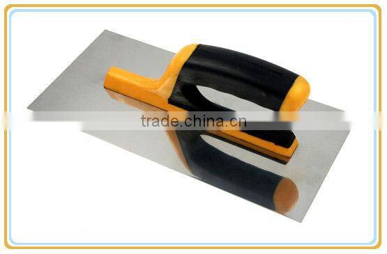 Rubber plastic handle plastering trowels