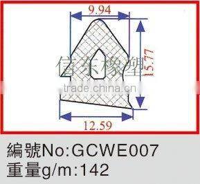 Glass Edge EPDM Heat Resistant Sealing Strips