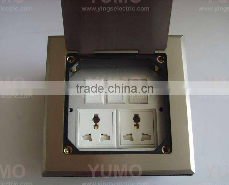 Floor Socket(Ground socket) Screw type YUMO-146KBR stainless steel