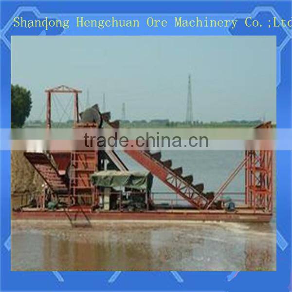 Sand gold Excavating Bucket Dredger Ship