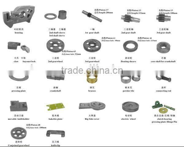 GQ40 steel bar cutter with clutch