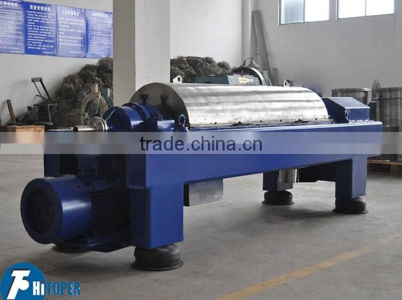 Decanter centrifuge to separate the liquid contain solid,continuours operation separator