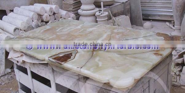 Wholesale EXPORT QUALITY LIGHT GREEN ONYX TABLE TOPS COLLECTION