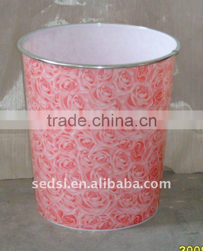 Plastic round dustbin