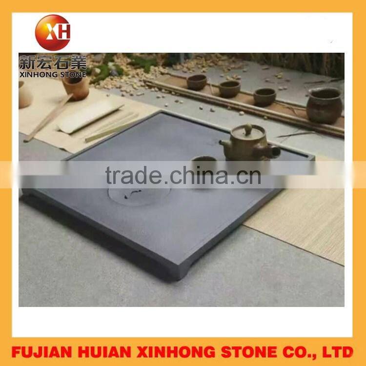 Japanese style exquisite Mongolia white metal stone tea board