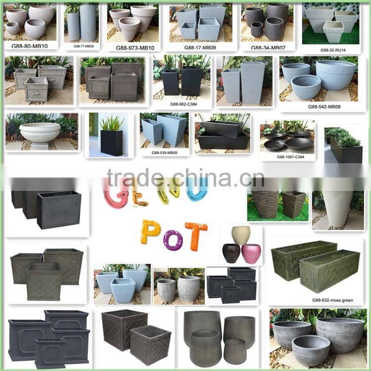 Various of strong fiberstone flower pot, flower planter