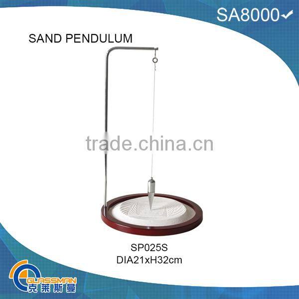 SP026-55,pit and sand pendulum crafts clever games fancy sand pendulum for decoratiom