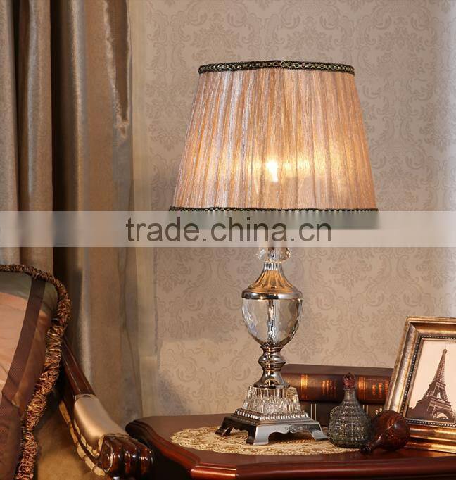Clear K9 crystal lamp body tower design table lamp