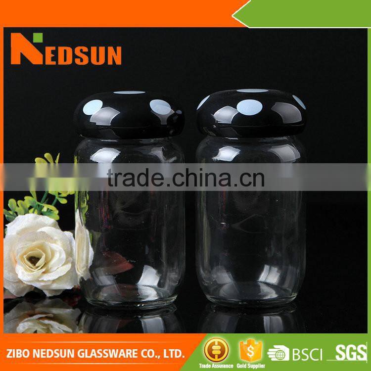 Export product water or other thing you like High quality glass jar with lid