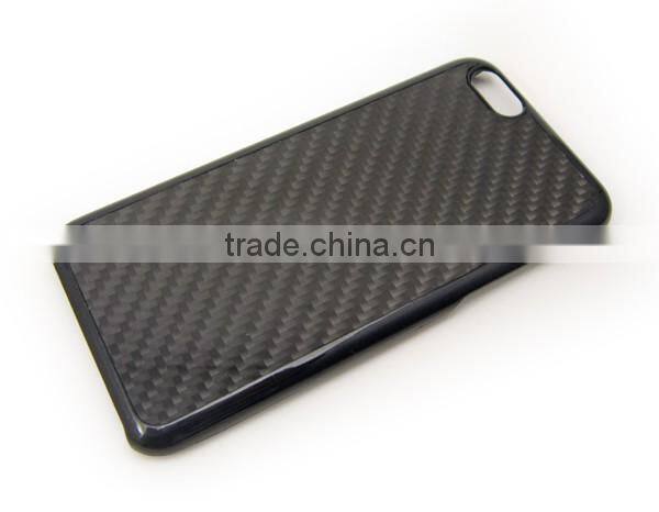 100% Carbon Fiber Mobile Phone Shell , PC Genuine Carbon Fiber Case For iPhone 6 6S