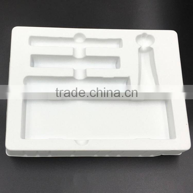 Blister packing tray for stationery flocked blister tray packaging perfume packing tray