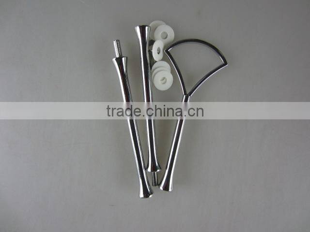 Metal Wedding cake stands golden/silver handles fittings/Hardware