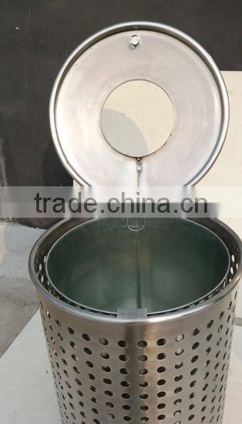 Arlau outdoor stainless steel dustbin for sale