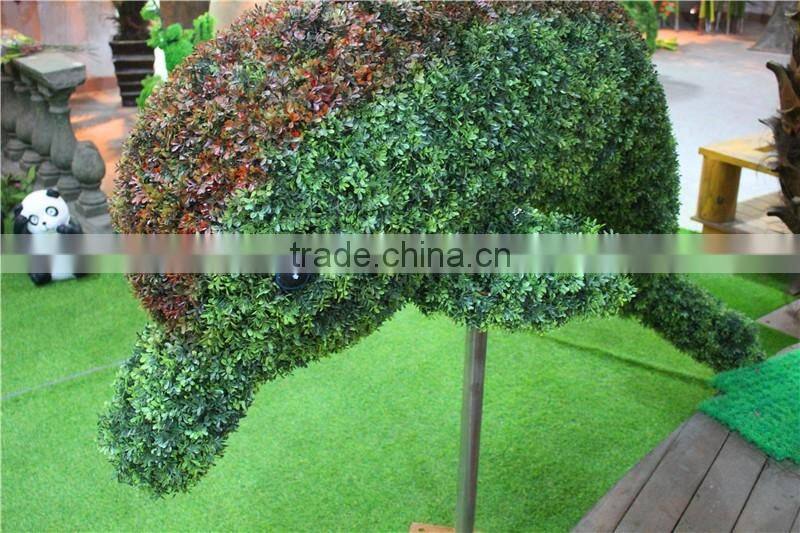 grass statue amusement park ornament garden decor dolphin grass sculpture